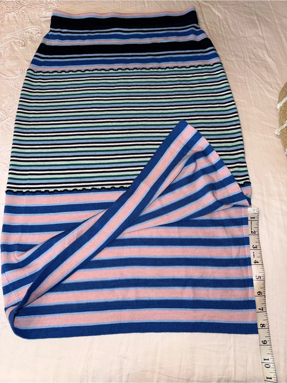Marni x UNIQLO Two Piece Set Striped Knit Cardigan + Skirt Size S